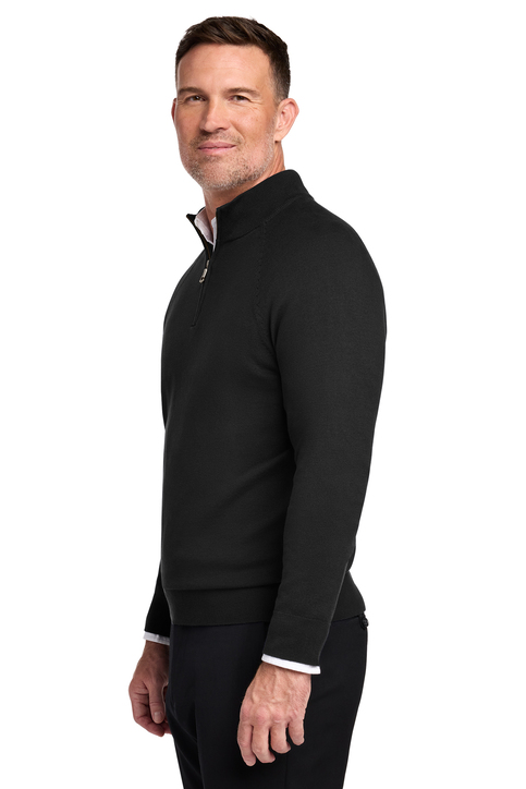 Brooks Brothers Cotton Stretch 1/4 Zip Sweater — photo 3 of 5
