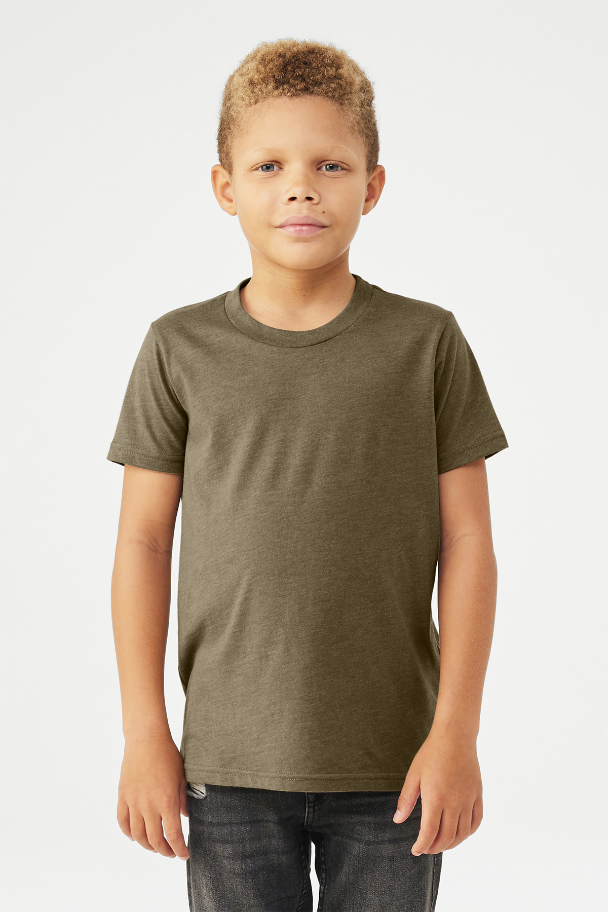 Bella+Canvas Unisex Heather CVC Short Sleeve Tee — photo 4 of 5