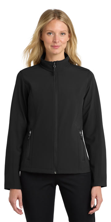 Port Authority Women's Hooded Core Soft Shell Jacket — photo 2 of 5