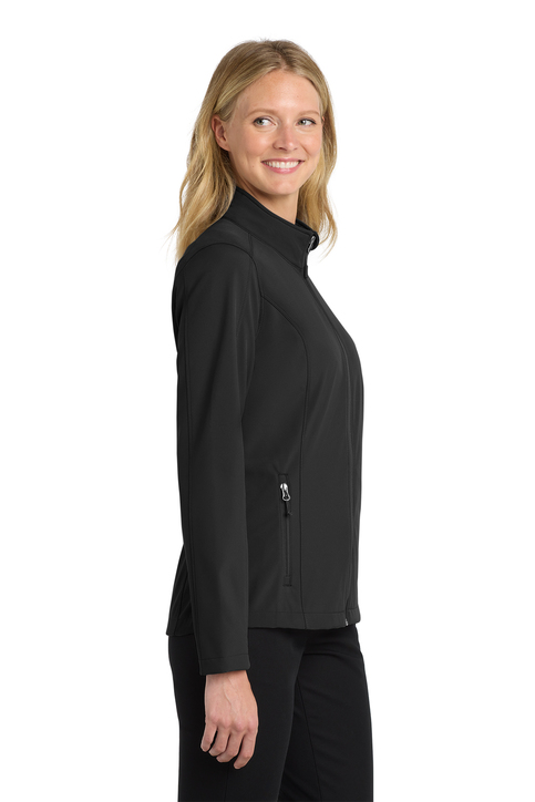 Port Authority Women's Hooded Core Soft Shell Jacket — photo 3 of 5