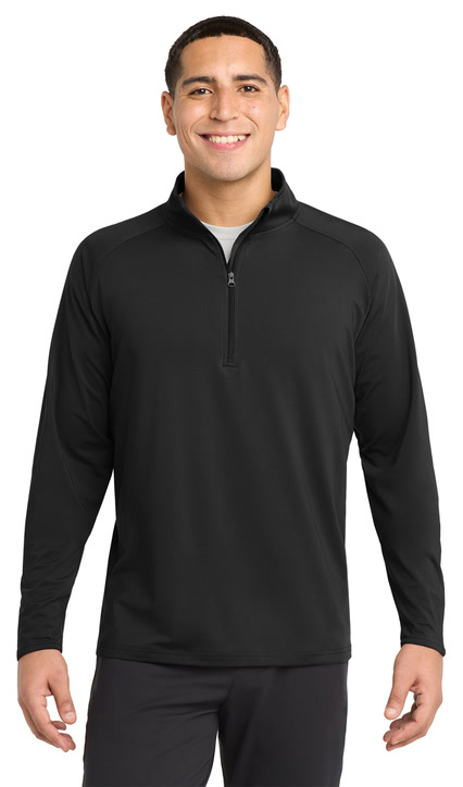 Sport-Tek Tall Sport Wick Stretch 1/4 Zip Pullover — photo 2 of 5